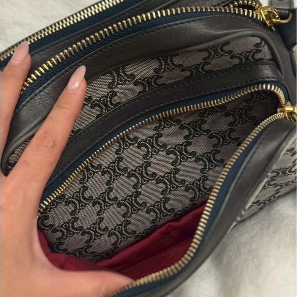 Celine Black and Gray Shoulder Bag - Picture 7 of 10